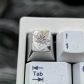 1U Titanium Alloy Artisan Keycaps Precision Pointillism for Mechanical Keyboard -Dragon Ball Vegeta / Goku